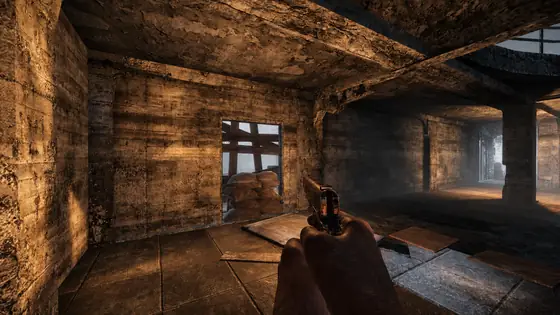 Nacht der Untoten First Room seen from the player, Call of Duty Black Ops Zombies gameplay screenshot