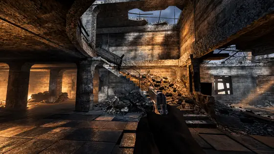 Nacht der Untoten First Room seen from the player, Call of Duty Black Ops Zombies gameplay screenshot