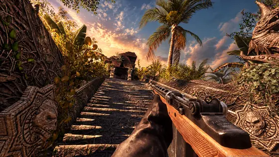 Shangri-La First Room seen from the player, Call of Duty Black Ops Zombies gameplay screenshot