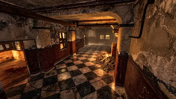 Verrückt First Room, the spawn room of Verrückt on Call of Duty Black Ops Zombies