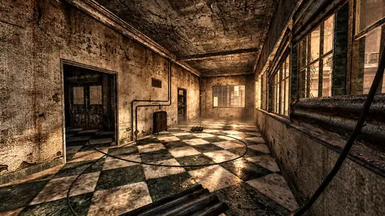 Verrückt First Room, the spawn room of Verrückt on Call of Duty Black Ops Zombies