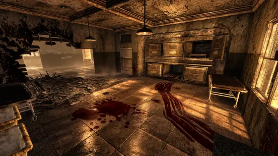 Verrückt First Room, the spawn room of Verrückt on Call of Duty Black Ops Zombies