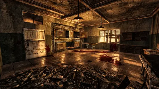 Verrückt First Room, the spawn room of Verrückt on Call of Duty Black Ops Zombies