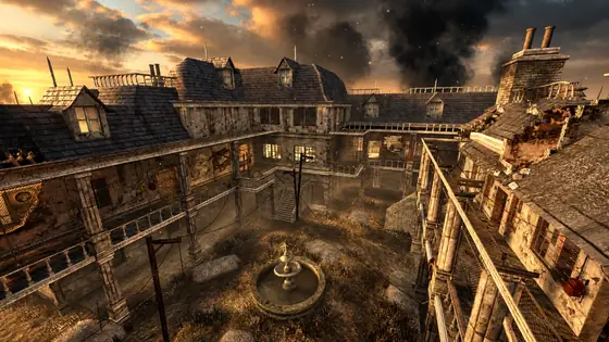 Verrückt First Room, the spawn room of Verrückt on Call of Duty Black Ops Zombies