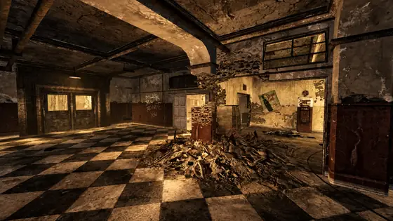 Verrückt First Room, the spawn room of Verrückt on Call of Duty Black Ops Zombies