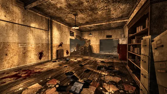 Verrückt First Room, the spawn room of Verrückt on Call of Duty Black Ops Zombies
