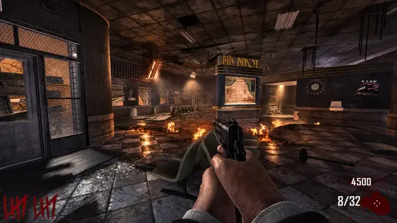 Depot First Room seen from the player, Call of Duty Black Ops II Zombies gameplay screenshot