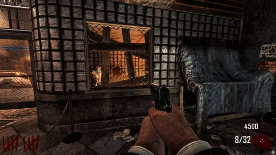 Depot First Room seen from the player, Call of Duty Black Ops II Zombies gameplay screenshot