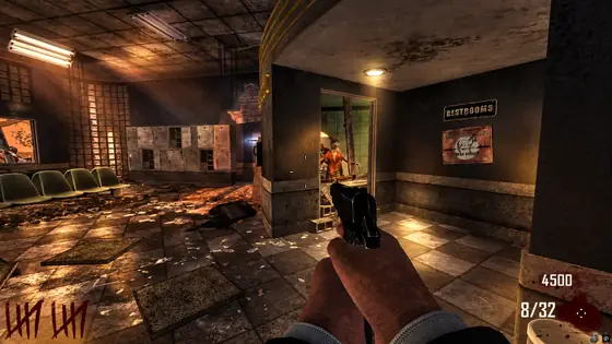 Depot First Room seen from the player, Call of Duty Black Ops II Zombies gameplay screenshot