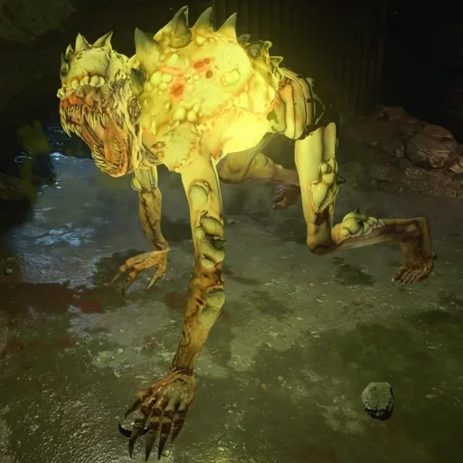 A glowing yellow Nova 6 Bomber, Alpha Omega, Call of Duty Black Ops 4 Zombies