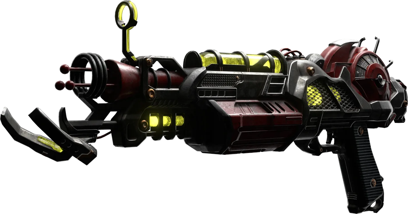 Ray Gun Mark II-V with yellow cells, render, Alpha Omega, Call of Duty Black Ops 4 Zombies