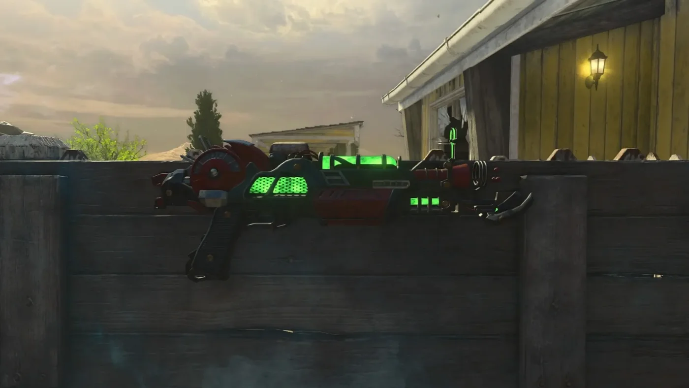 The Ray Gun Mark II rising from the Mystery Box, Alpha Omega, Call of Duty Black Ops 4 Zombies