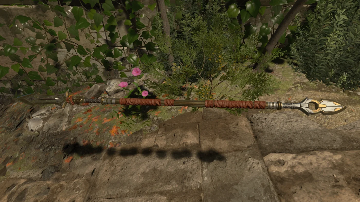 The spear of Apollo's Will lying in the grass, Ancient Evil, Call of Duty Black Ops 4 Zombies