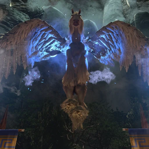 Pegasus spreading its wings over the Amphitheater, Ancient Evil, Call of Duty Black Ops 4 Zombies