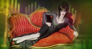 Elvira lying on her red couch, achievement image, Attack of the Radioactive Thing, Call of Duty Infinite Warfare Zombies