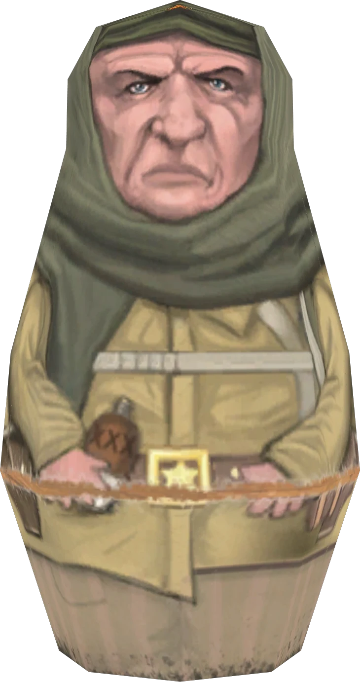 Nikolai Belinski's Matryoshka doll, model render, Call of Duty Black Ops Zombies