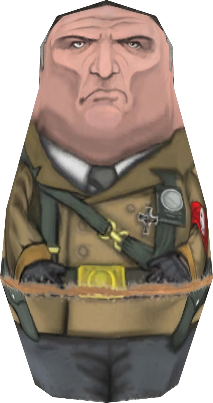 Edward Richtofen's Matryoshka doll, model render, Call of Duty Black Ops Zombies