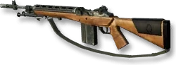 M14 semi-automatic rifle, menu render, Call of Duty Black Ops Zombies