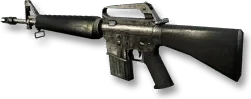 M16 burst rifle, menu render, Call of Duty Black Ops Zombies