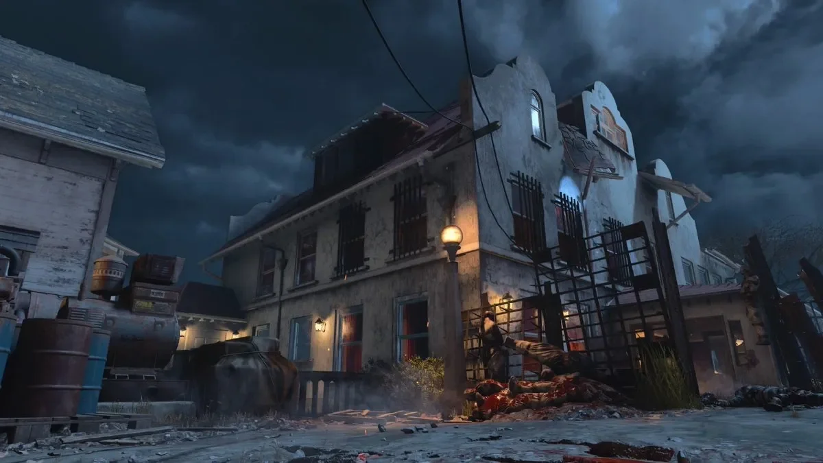The Warden's House at the end of Eagle Plaza, Blood of the Dead, Call of Duty Black Ops 4 Zombies