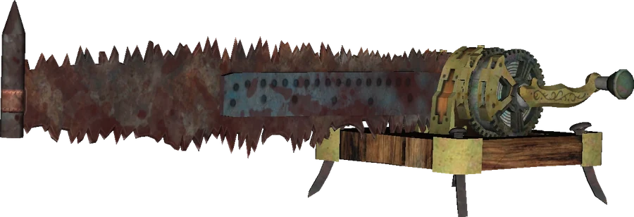 Head Chopper, the saw on a stand, model render, Call of Duty Black Ops II Zombies