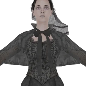 The Ghost, the lady of the mansion, character model render, Call of Duty Black Ops II Zombies