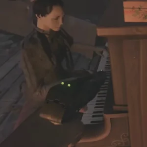 The Ghost playing the piano in Buried, Call of Duty Black Ops II Zombies