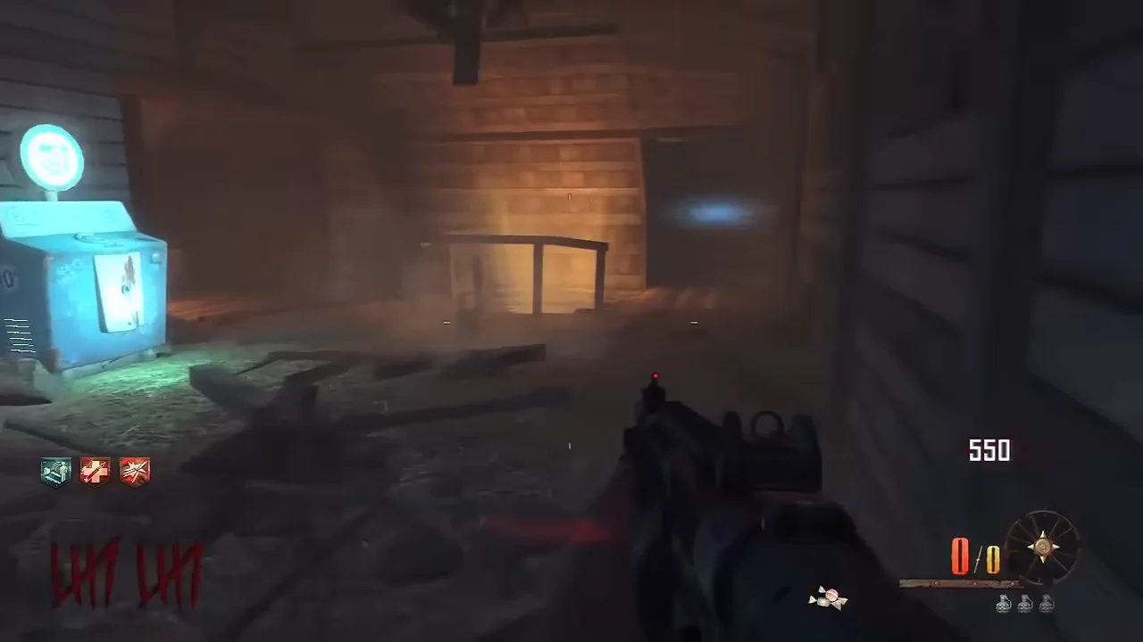The Quick Revive machine in the cave room under Processing in Buried, Call of Duty Black Ops II Zombies