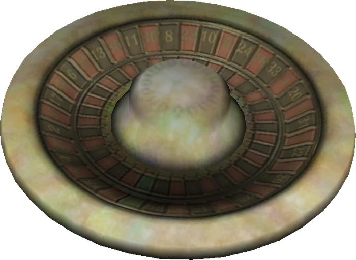 Wheel, the roulette wheel of the Subsurface Resonator, model render, Call of Duty Black Ops II Zombies