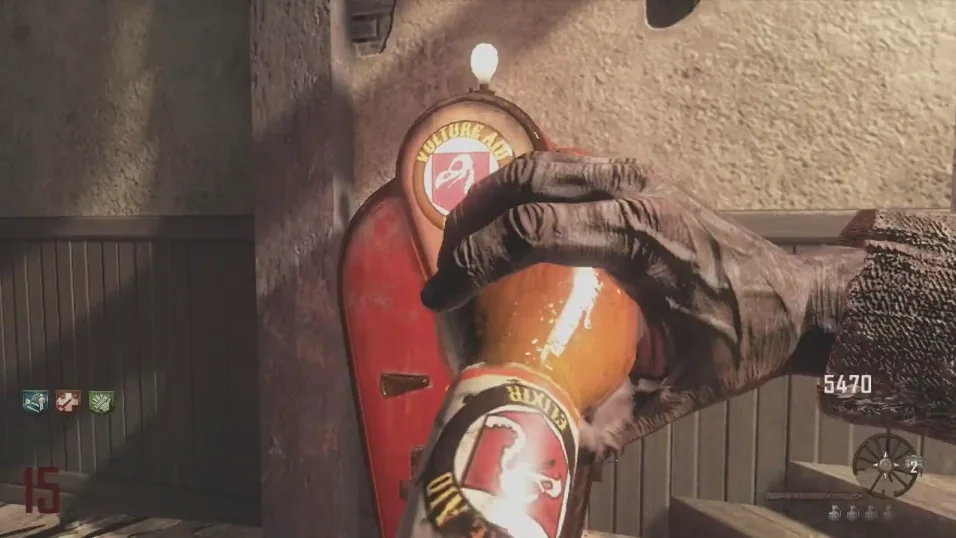 Drinking Vulture Aid Elixir in Buried, Call of Duty Black Ops II Zombies