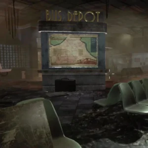 The depot hall, the First Room in Bus Depot, Call of Duty Black Ops II Zombies