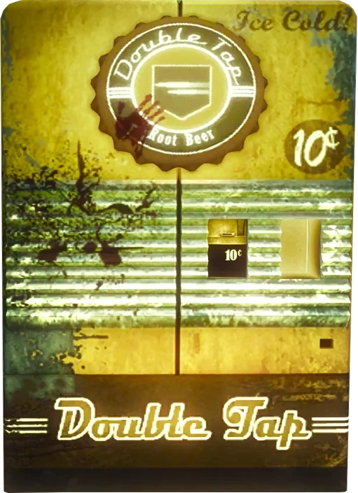 Double Tap Root Beer perk machine, render, Call of Duty Black Ops Zombies
