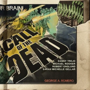 The Call of the Dead loading screen, a pulp film poster with the title, the four actors' names and George A. Romero's, Call of Duty Black Ops Zombies