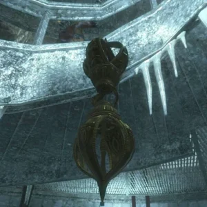 The Golden Rod, the Vril Device, floating in the green light at the foot of the lighthouse, in Call of the Dead, Call of Duty Black Ops Zombies