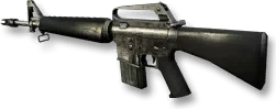 M16 burst rifle, menu render, Call of Duty Black Ops Zombies