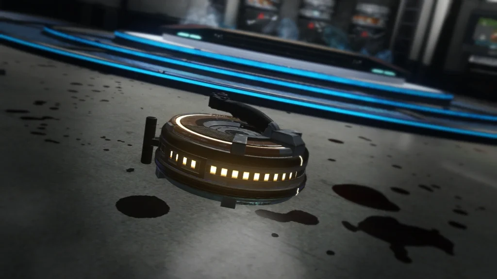 A gas bomb planted on the floor of the ship, Carrier, Call of Duty Advanced Warfare Zombies