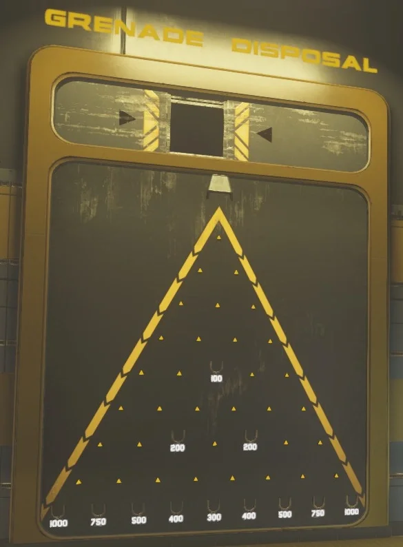 The Grenade Disposal Machine of the Armory, with its pachinko board, Carrier, Call of Duty Advanced Warfare Zombies