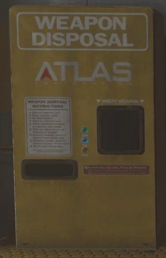 The Weapon Disposal Machine of the Armory, unpowered, Carrier, Call of Duty Advanced Warfare Zombies
