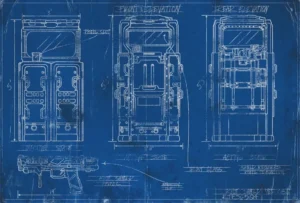 Blueprint of the Riot Shield pinned up in the Pentagon, Classified, Call of Duty Black Ops 4 Zombies