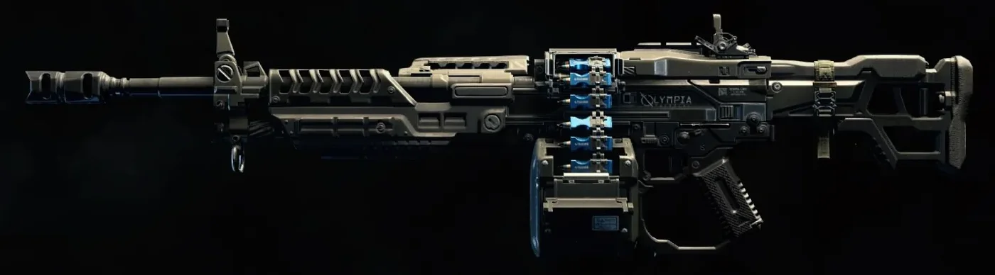 Titan light machine gun, menu render, Classified, Call of Duty Black Ops 4 Zombies