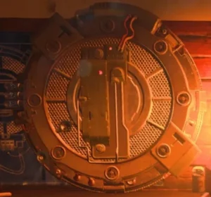 The Teleporter Signal Amplifier, a round orange-lit device, Classified, Call of Duty Black Ops 4 Zombies