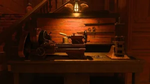 The Silver Bullet Dispenser crafting bench in the Library, Dead of the Night, Call of Duty Black Ops 4 Zombies