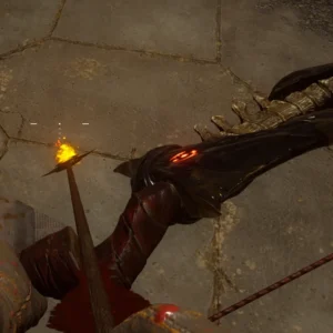 The Wrath of the Ancients held in first person in Der Eisendrache, Call of Duty Black Ops III Zombies