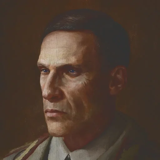 Painted portrait of Edward Richtofen of the Primis crew, Call of Duty Black Ops III Zombies