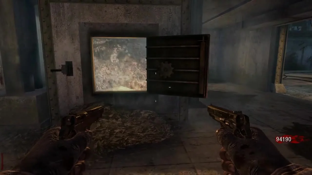 The open furnace of the Automobile Garage in Der Riese, Call of Duty Black Ops Zombies