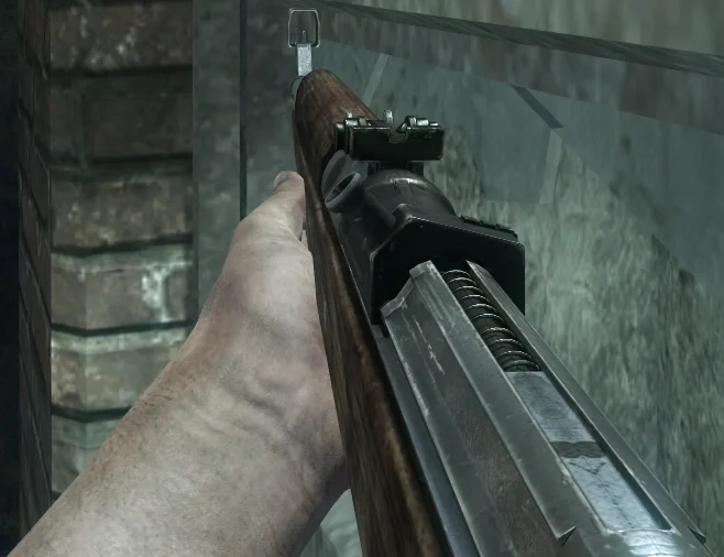 The Gewehr 43 held in first person, Black Ops version, Call of Duty Black Ops Zombies