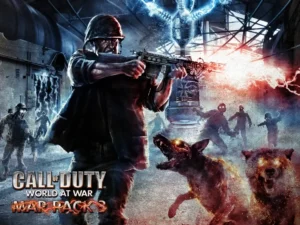 Official artwork of Map Pack 3, the Der Riese pack, Der Riese, Call of Duty World at War Zombies