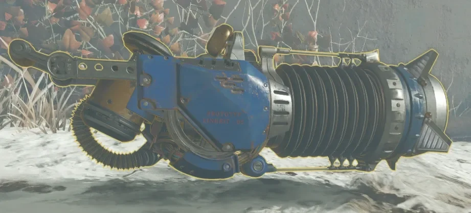 The D.I.E. Electrobolt lying in the snow, Die Maschine, Call of Duty Black Ops Cold War Zombies