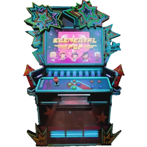 The Elemental Pop machine, an arcade cabinet with stars on top, Die Maschine, Call of Duty Black Ops Cold War Zombies
