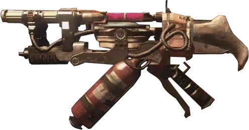 Sliquifier, the wonder weapon of Die Rise, side view render, Call of Duty Black Ops II Zombies